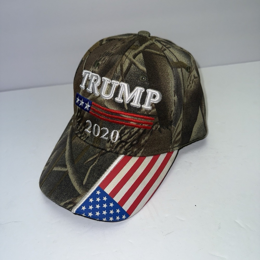 Trump 2020 Camo Keep America Great Donald Trump Hat Cap Embroidered Strapback